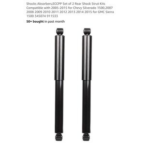 Rear Shock Absorbers Strut Kits for Chevy Silverado GMC Sierra 2007-2015 ECCPP